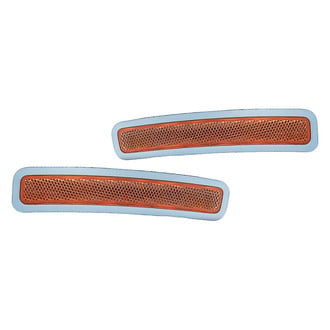 Replacement - Front Driver and Passenger Side Bumper Reflector Set (CAPA Certified)