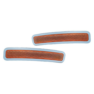 Replacement - Front Driver and Passenger Side Bumper Reflector Set (Standard Line)