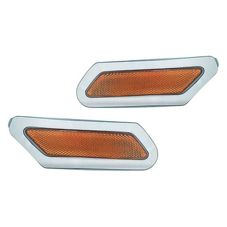 Replacement - Front Driver and Passenger Side Bumper Reflector Set (Standard Line)