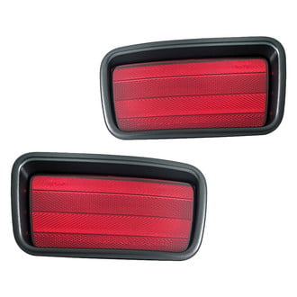Replacement - Rear Driver and Passenger Side Bumper Reflector Set (Standard Line)