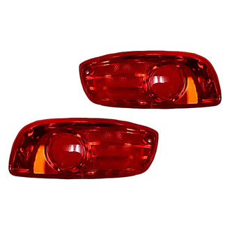 Replacement - Rear Driver and Passenger Side Bumper Reflector Set (CAPA Certified)