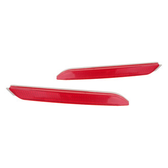 Replacement - Rear Driver and Passenger Side Bumper Reflector Set (Standard Line)