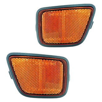 Replacement - Front Driver and Passenger Side Bumper Reflector Set (Standard Line)