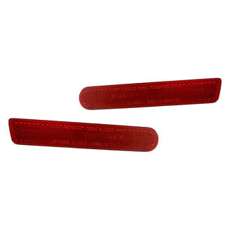 Replacement - Rear Driver and Passenger Side Bumper Reflector Set (CAPA Certified)