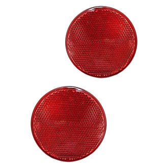 Replacement - Rear Driver and Passenger Side Bumper Reflector Set (Standard Line)