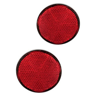 Replacement - Rear Driver and Passenger Side Bumper Reflector Set (Standard Line)