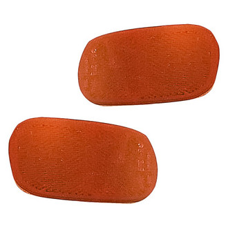 Replacement - Rear Driver and Passenger Side Bumper End Reflector Set (Standard Line)
