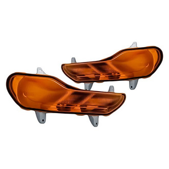 Replacement - Driver and Passenger Side Turn Signal/Parking Light Set (CAPA Certified)