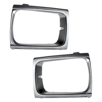Replacement - Driver and Passenger Side Headlight Bezel Set (Standard Line)