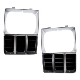 Replacement - Driver and Passenger Side Headlight Bezel Set (Standard Line)