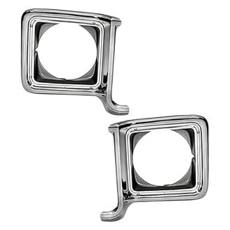 Replacement - Driver and Passenger Side Headlight Bezel Set (Standard Line)