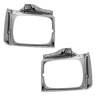 Replacement - Driver and Passenger Side Headlight Bezel Set (Standard Line)