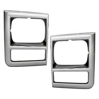 Replacement - Driver and Passenger Side Headlight Bezel Set (Standard Line)