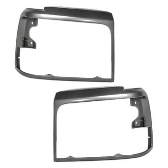 Replacement - Driver and Passenger Side Headlight Bezel Set (Standard Line)