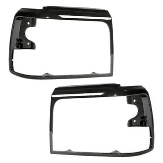 Replacement - Driver and Passenger Side Headlight Bezel Set (Standard Line)
