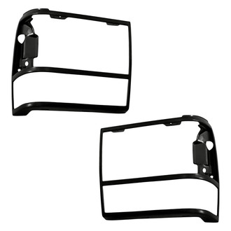 Replacement - Driver and Passenger Side Headlight Bezel Set (Standard Line)