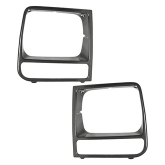 Replacement - Driver and Passenger Side Headlight Bezel Set (Standard Line)