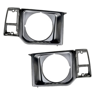 Replacement - Driver and Passenger Side Headlight Bezel Set (Standard Line)