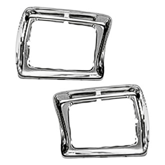 Replacement - Driver and Passenger Side Headlight Bezel Set (Standard Line)