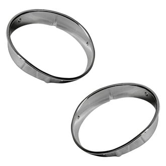 Replacement - Driver and Passenger Side Headlight Bezel Set (Standard Line)