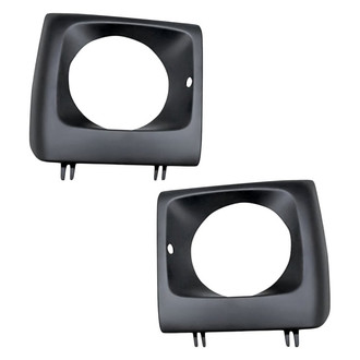 Replacement - Driver and Passenger Side Headlight Bezel Set (Standard Line)