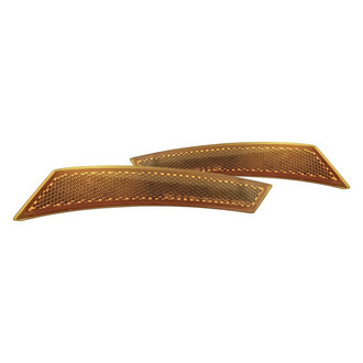 Replacement - Driver and Passenger Side Reflector Set (CAPA Certified)