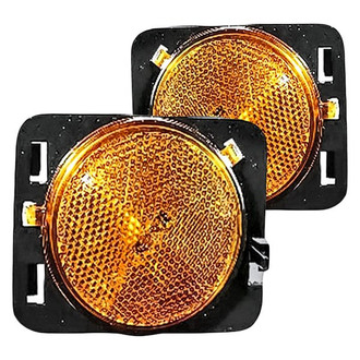 Replacement - Driver and Passenger Side Marker Light Set (CAPA Certified)