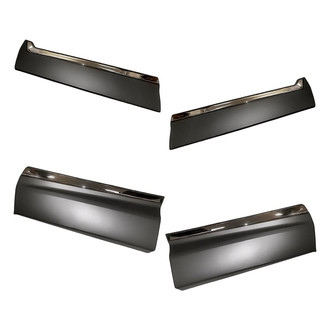 Replacement - Front and Rear Lower Driver and Passenger Side Door Molding Set (Standard Line)