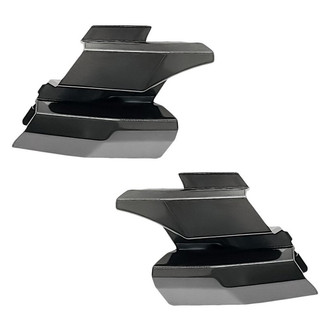 Replacement - Front Driver and Passenger Side Tow Hook Cover Set (Standard Line)