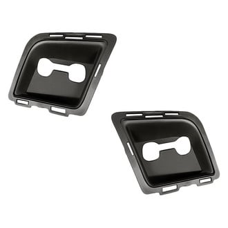 Replacement - Front Driver and Passenger Side Tow Hook Cover Set (Standard Line)