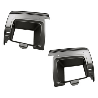 Replacement - Front Driver and Passenger Side Tow Hook Cover Set (Standard Line)