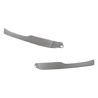 Replacement - Front Upper Driver and Passenger Side Bumper Grille Filler Set (Standard Line)