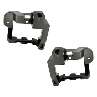 Replacement - Front Driver and Passenger Side Fog Light Bracket Set (Standard Line)