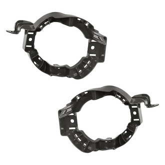 Replacement - Front Driver and Passenger Side Fog Light Bracket Set (Standard Line)