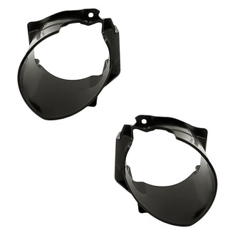 Replacement - Front Driver and Passenger Side Fog Light Bracket Set (Standard Line)