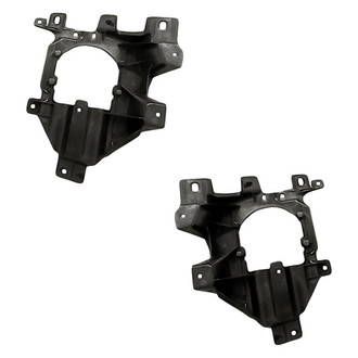 Replacement - Front Driver and Passenger Side Fog Light Bracket Set (Standard Line)
