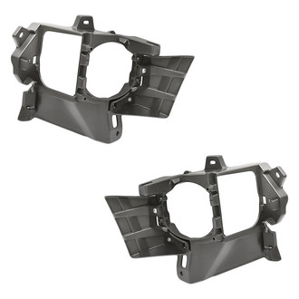 Replacement - Front Driver and Passenger Side Fog Light Bracket Set (Standard Line)
