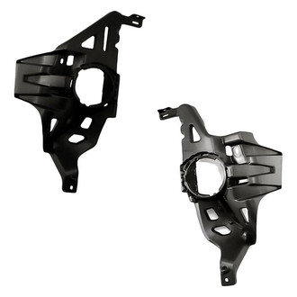 Replacement - Front Driver and Passenger Side Fog Light Bracket Set (Standard Line)