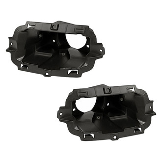 Replacement - Front Driver and Passenger Side Fog Light Bracket Set (Standard Line)