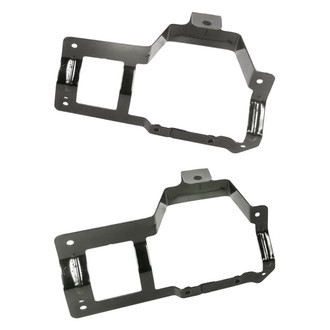 Replacement - Front Driver and Passenger Side Fog Light Bracket Set (Standard Line)