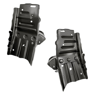 Replacement - Front Driver and Passenger Side Radiator Support Bracket Set (Standard Line)