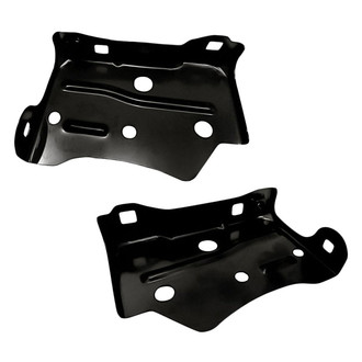 Replacement - Front Driver and Passenger Side Radiator Support Bracket Set (Standard Line)