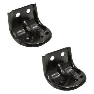 Replacement - Center Driver and Passenger Side Radiator Support Bracket Set (Standard Line)