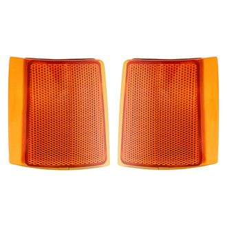 Replacement - Driver and Passenger Side Upper Reflector Set (Standard Line)