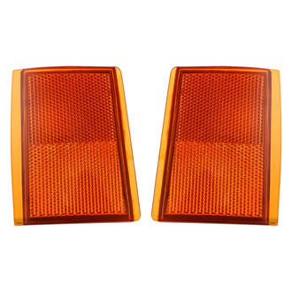 Replacement - Driver and Passenger Side Upper Reflector Set (Standard Line)