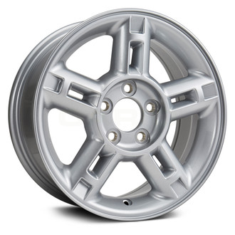 Replikaz® - Double 5-Spoke Painted Silver 16x7 Alloy Factory Wheel - Replica