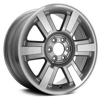 Replikaz® - 6 I-Spoke Machined Face with Painted Silver Pockets 20x8.5 Alloy Factory Wheel - Replica