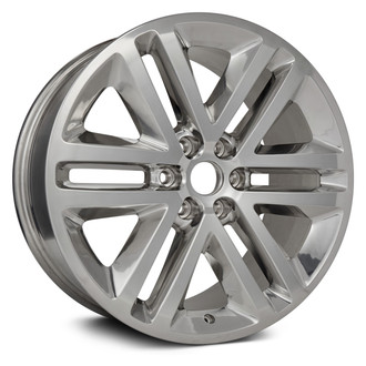 Replikaz® - 6 V-Spoke Polished 22x9.5 Alloy Factory Wheel - Replica