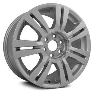 Replikaz® - 7 Double I-Spoke Painted Silver 18x8 Alloy Factory Wheel - Replica
