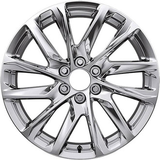 Replikaz® - 6 V-Spoke Chrome 22x9 Alloy Factory Wheel - Replica